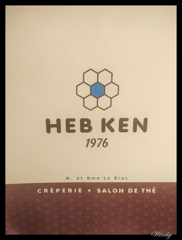 Carta de la creperie Heb Ken