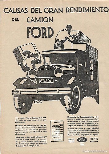 publicitat camió Ford 1930