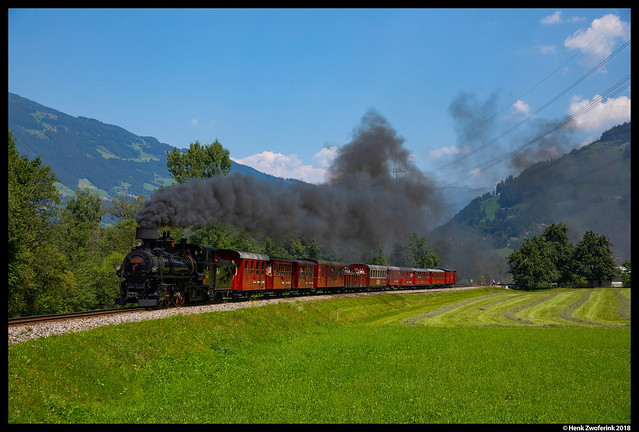 Zillertalbahn 83076, Mayrhofen 01-08-2018