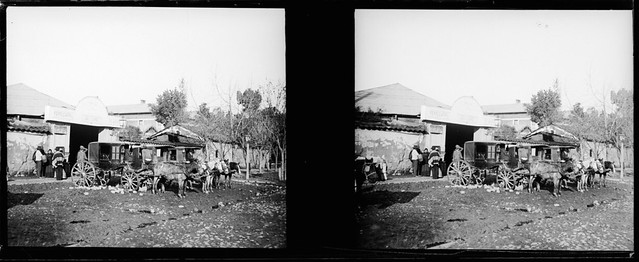 1905  Humilde  Estación de la  Sociedad del FF.CC del Llano del Maipo que sería reemplazada por la Estación Pirque Providencia en 1911