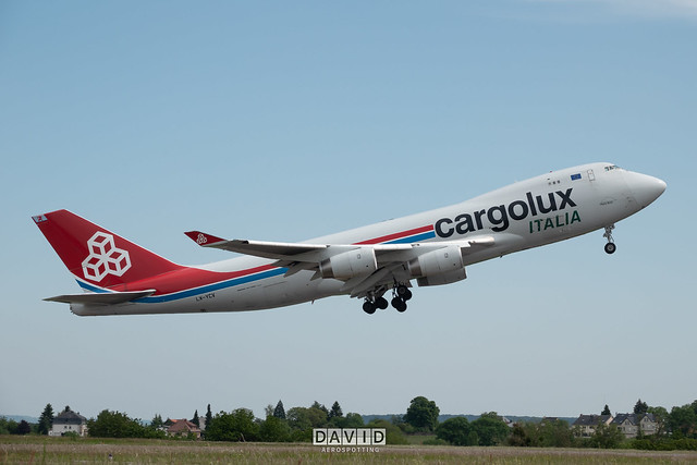 Cargolux Italia - Boeing 747-400F [LX-YCV] at Luxembourg Findel Airport - 16/05/20