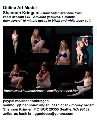 3 hour figure model video Shannon Kringen poses