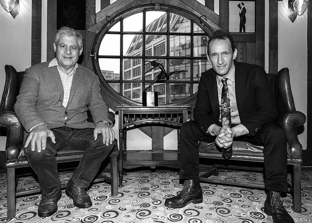Pre-Lockdown: Cameron Mackintosh and Jeffrey Seller, producers of Hamilton in London