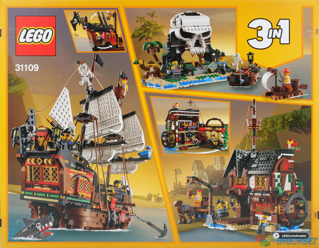 Review: 31109 Pirate Ship | Brickset: LEGO set guide and database