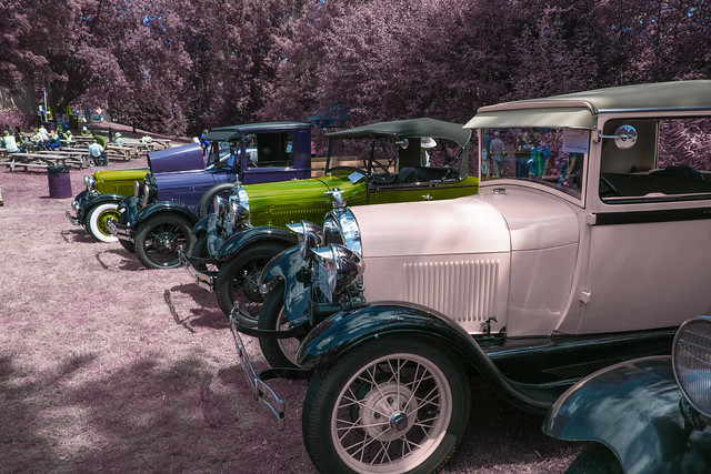 Infrared 1930's Cars
