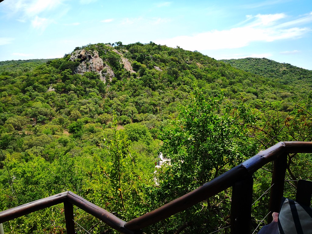 View from andBeyond Phinda Rock Lodge deck