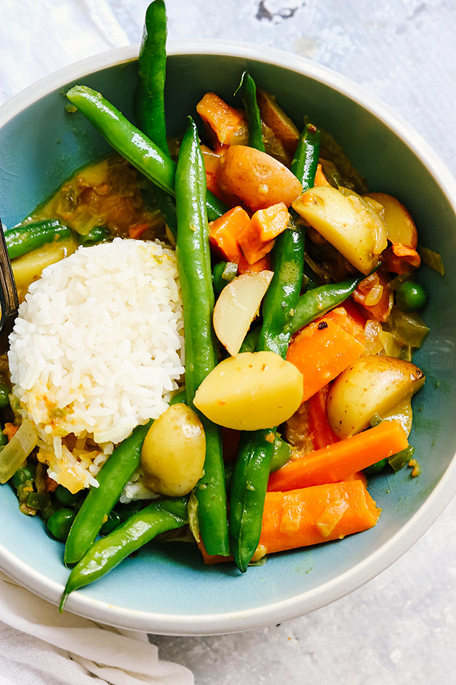 Keralan Spring Vegetable Coconut Curry