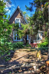 Uxbridge Ontario - Canada - Historic House High Pitch Gable