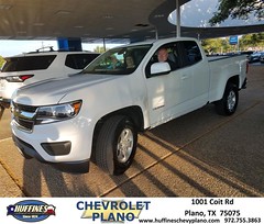 #HappyAnniversary to Larry and your 2018 #Chevrolet #Colorado from Everyone at Huffines Chevrolet Plano!