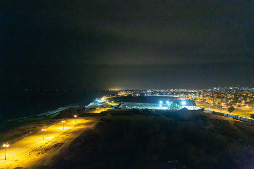 ashkelon ashqelon israel landscape mediterraneansea night ашкелон израиль средиземноеморе ночь пейзаж southerndistrict
