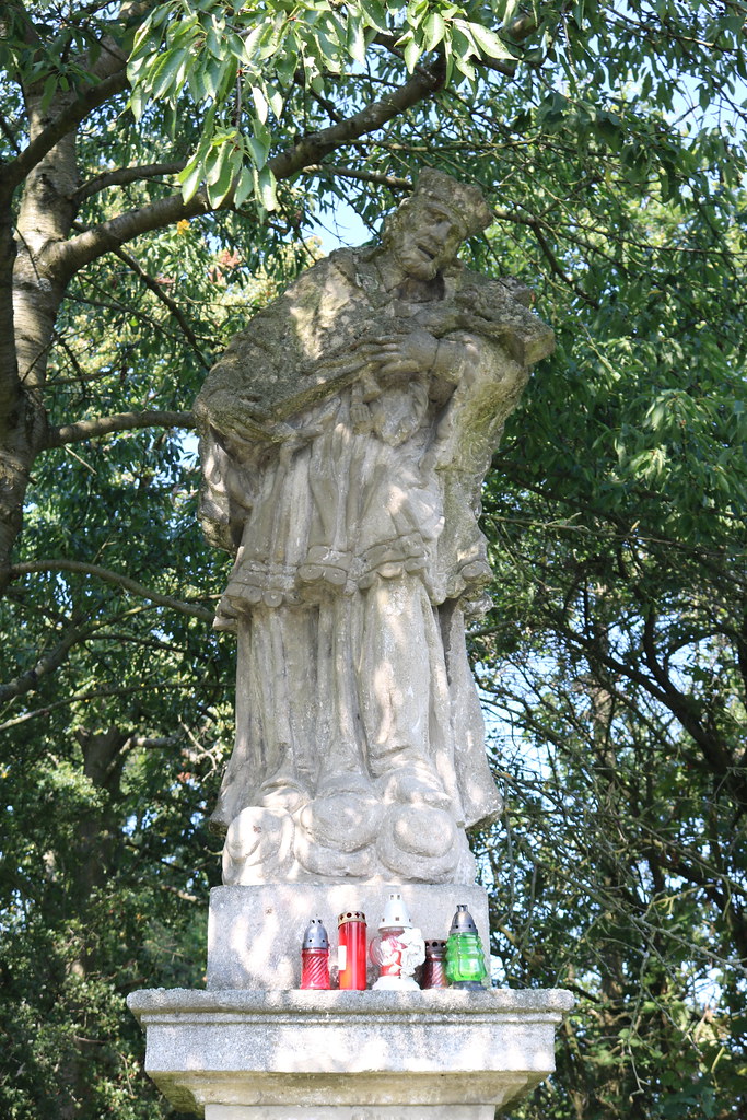 socha sv. Jana Nepomuckého v Bykáni