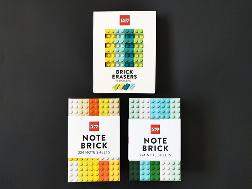 LEGO Brick Erasers & Note Brick