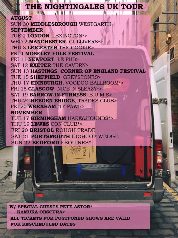 Nightingales Tour Dates 2020