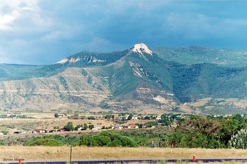 mountain landscape scenery mesa town colorado parachute