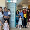 John A. Burns School of Medicine spring 2020 graduate Eddy Leong and family.