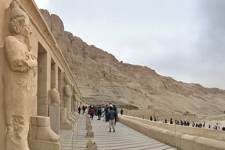 Deir Al Bahri - Queen Hatshepsut's Temple upper terrace