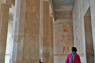 Deir Al Bahri - Queen Hatshepsut's Temple middle colonnade relief