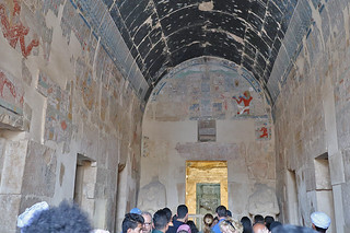 Deir Al Bahri - Queen Hatshepsut's Temple sanctuary of amun