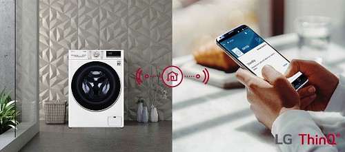 LG ThinQ Washing Machines give you the convenience of fuss-free loads with just a push of a button