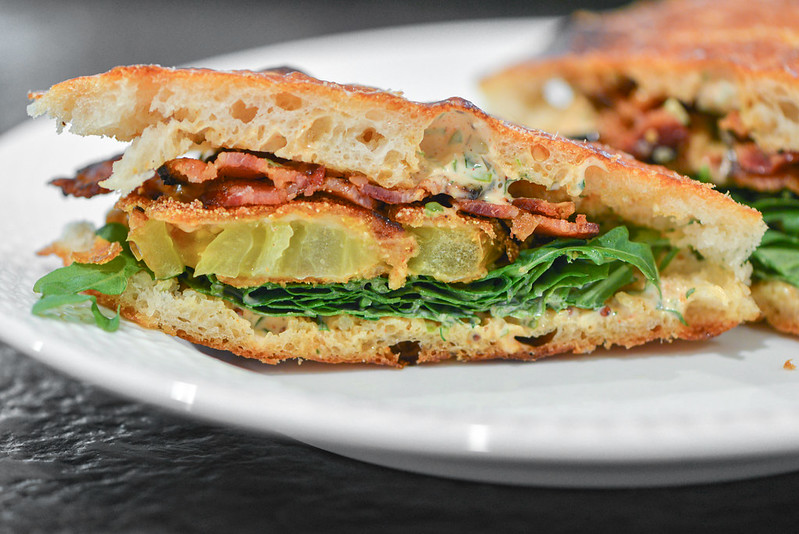 Fried Green Tomato BLTs