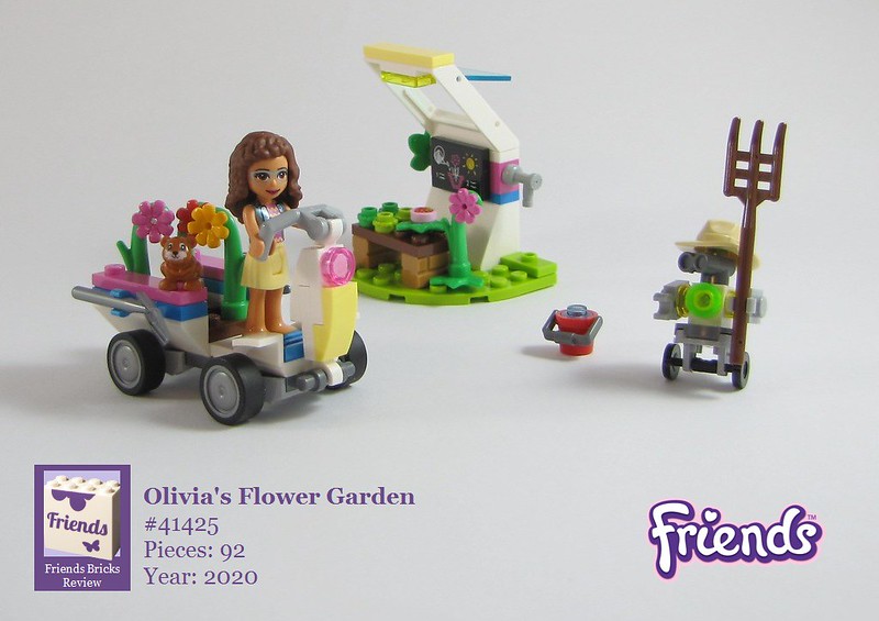 NEW LEGO Friends Olivia and Zobo the Robot, Farmer Garden Minifigure 41425  Doll