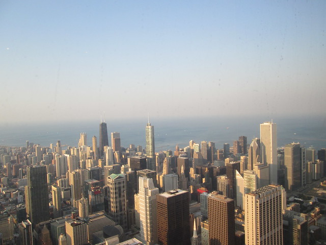 View from the Willis Tower Skydeck (formerly Sears Tower)