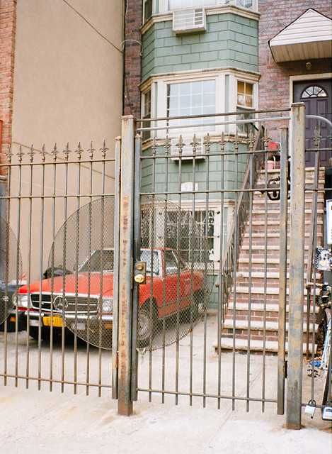 Red Mercedes, Brooklyn Driveay