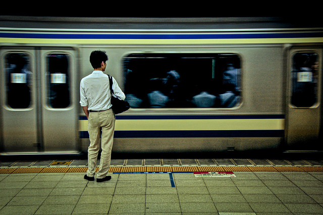 Tōkyō station (the Sōbu Rapid Line), Japan 東京駅　(横須賀・総武快速線)