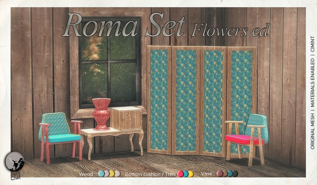 Roma Set Flowers Edition. Exclusive for Flourish (May 23rd)
