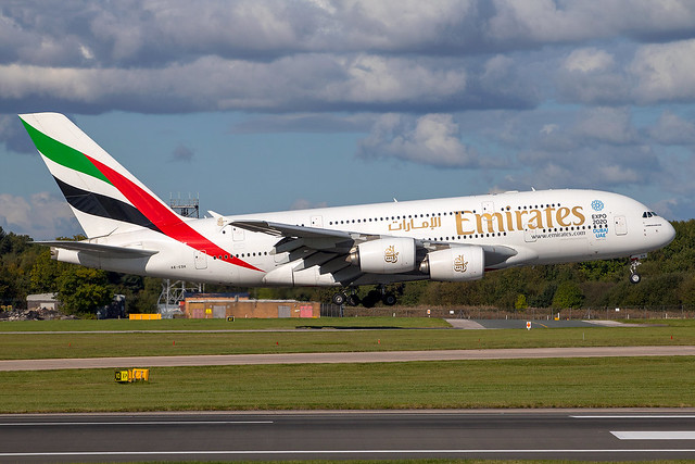 Emirates - Airbus A380-861 A6-EDK @ Manchester