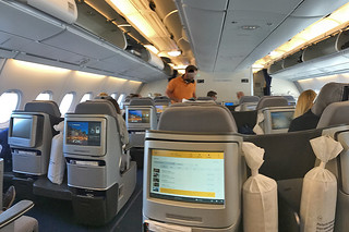 Lufthansa - Business class rows