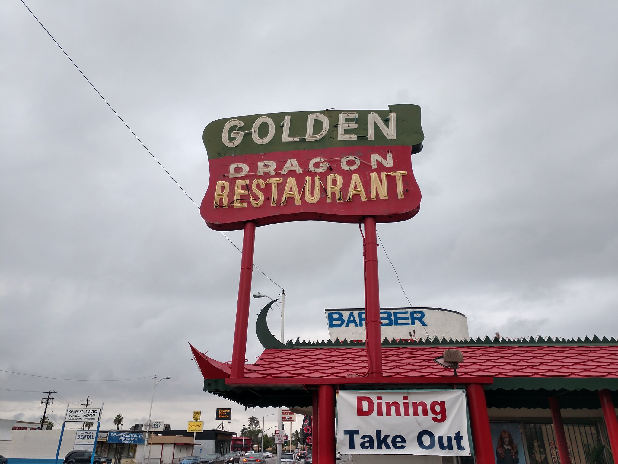Golden Dragon - 1042 West Highland Avenue, San Bernardino, California U.S.A. - May 23, 2019