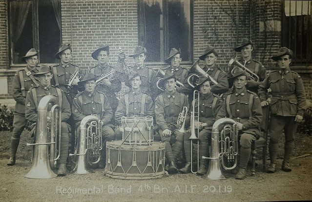 Regimental band 4th Battalion, Australian Imperial Force - 20 January 1919