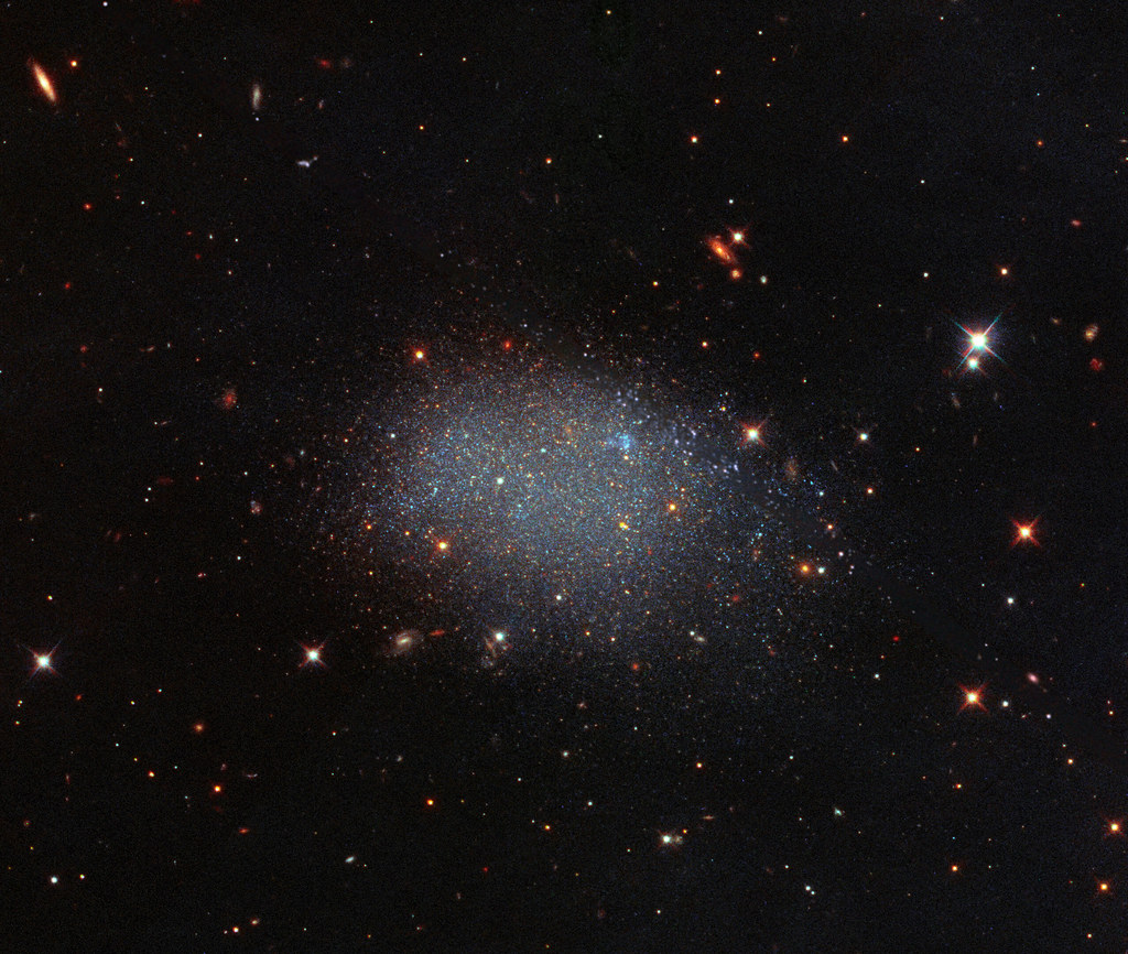 Hubble Sees Stellar Glitter in a Cosmic Void