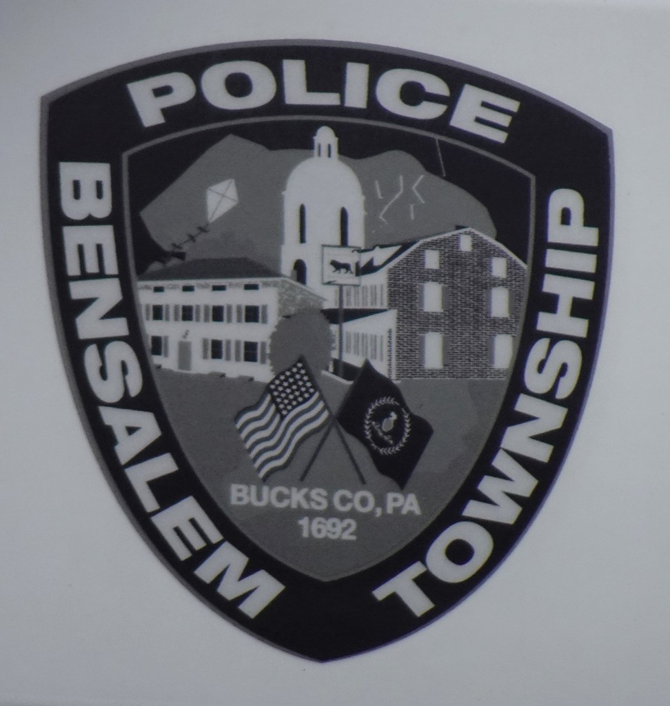 Bensalem Pennsylvania   Police Car Decals 1:24 