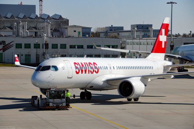 Swiss Airbus A220-300 (formerly Bombardier C-Series 300)