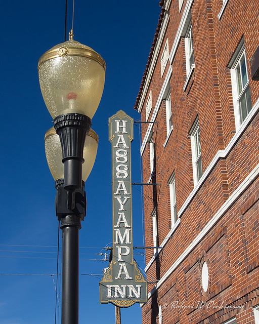 Hassayampa Inn Building Sign, Downtown Prescott, Arizona