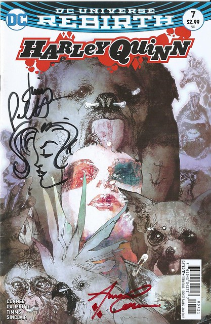 Harley Quinn 7 Signed Amanda Conner and Jimmy Palmiotti