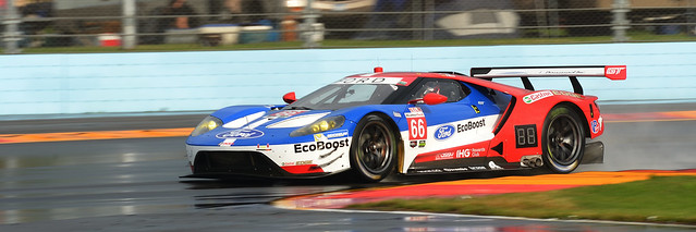 Number 66 Ford Chip Ganassi Racing Ford GT driven by Dirk Mueller and Joey Hand