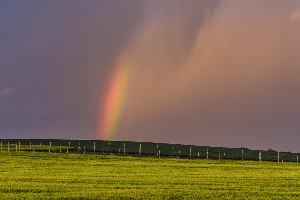 dúha Turčianska. Rainbow from Turiec region