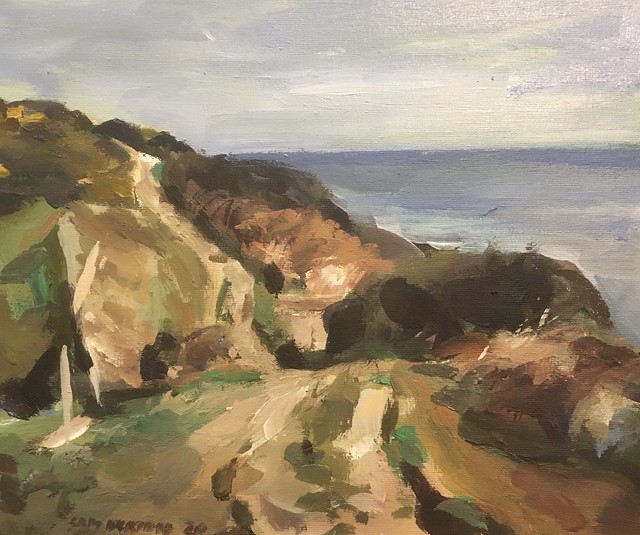 Cleveland way view acrylic 12 by 10 Inches