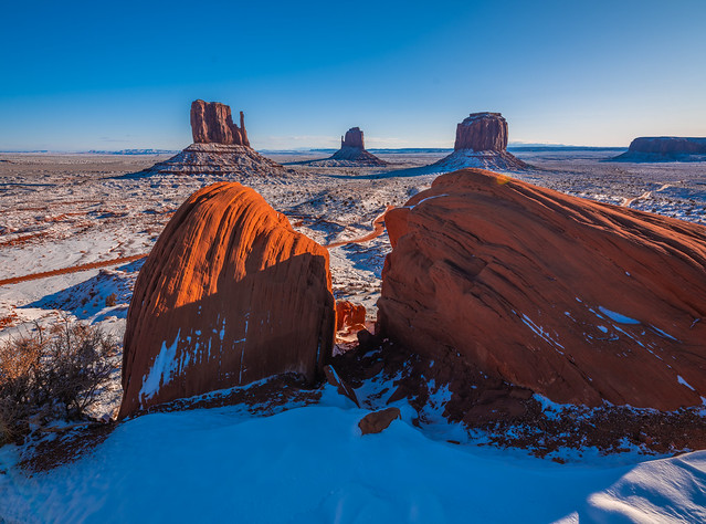 Flickriver: Photoset 'Monument Valley Winter Snow Fujifilm GFX 100 Fine ...