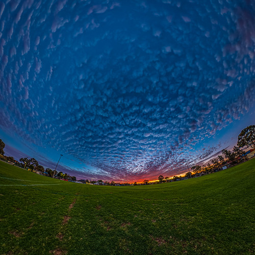 360 adelaide australia plympton sa southaustralia clouds manipulation oval polarprojection sky sportsground sunrise