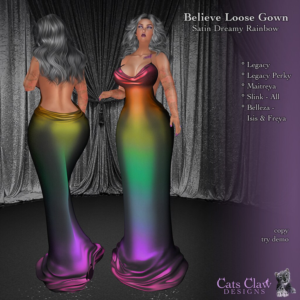 _CCD_Believe Gown Satin Dreamy Rainbow-AD