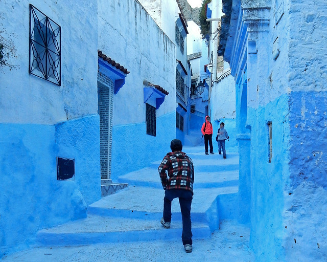 Morocco, Chefchaouen - Out of the blue - December 2015