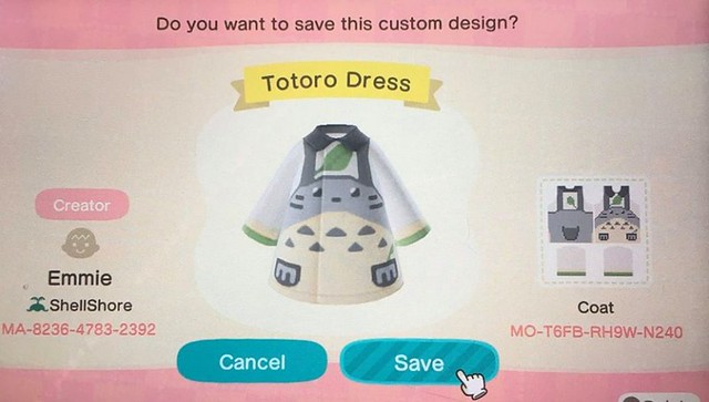 Animal Crossing New Horizons - design codes