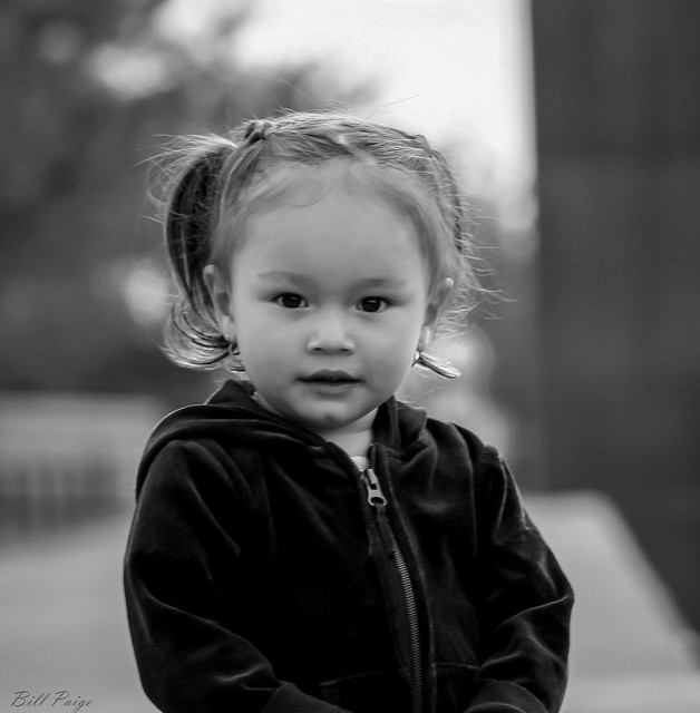 Little Girl at the OKCB Memorial