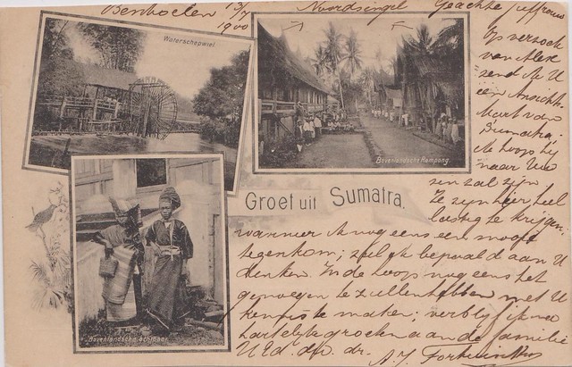 Sumatra 1898, sent in 1900