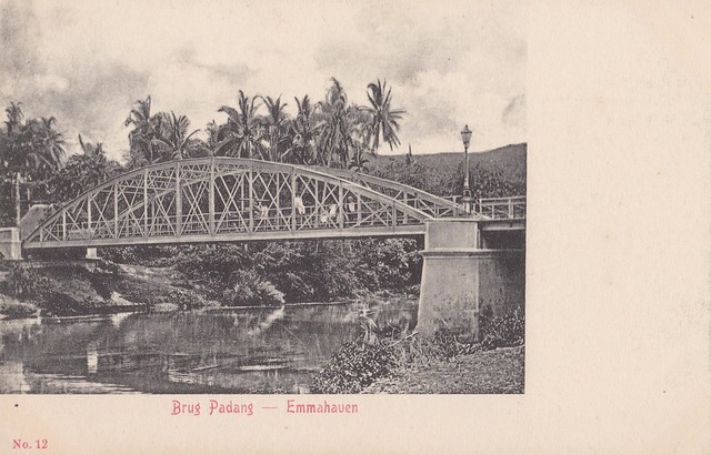 Padang - Bridge to the port of Teluk Bayur, 1903