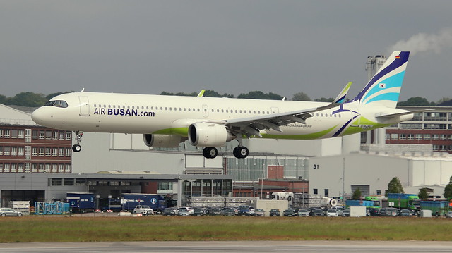 Air Busan, D-AZAC, Reg. HL8394, MSN 9289, Airbus A 321-251NX, 26.05.2020,  XFW-EDHI, Hamburg Finkenwerder